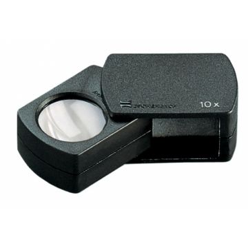 Eschenbach Einschlaglupe 10x, 23mm, aplanatisch, Kunststoffgehäuse