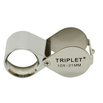 Triplet-Einschlaglupe 10x, 21mm