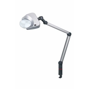 SCHWEIZER LED-Lupenleuchte Tech-Line, 2x; Ø120mm, bikonvex- Lichtfarbe wählbar