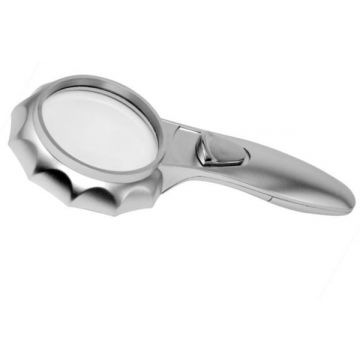 Handlupe mit 6 LED, 50mm oder 60mm