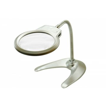 Lupenleuchte bifocal, 2 LED (flexibler Lampenhals)