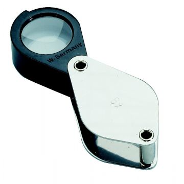 SCHWEIZER Präzisions-Einschlaglupen, 22,8mm, Aplanat Linse, Edelstahlgehäuse