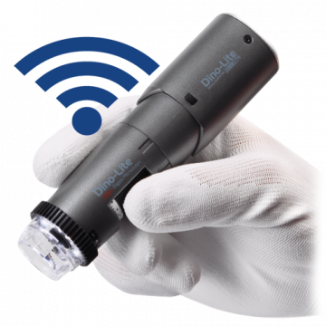 [WF4115ZTL] Dino-Lite EDGE Mikroskop WiFi (USB 2, 1.3MP) FLC/ LWD / POL [Wireless inkl. WF-20] - 10-140x