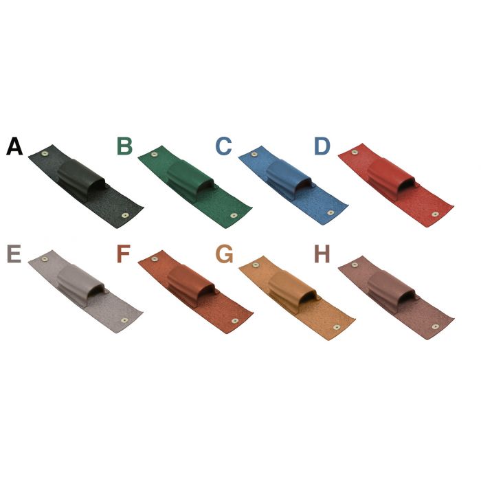 Echtleder Etui [A] Schwarz - Grösse S