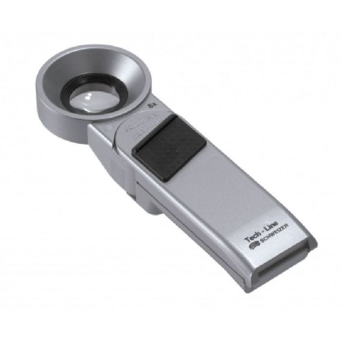 SCHWEIZER LED-Handleuchtlupe Tech-Line Modular Mobil, 4500K - PROFI Set