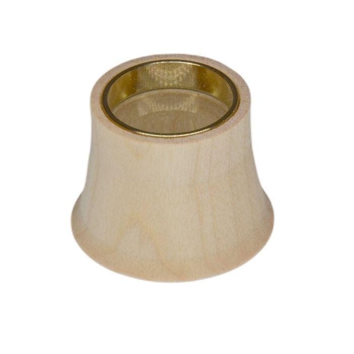 Uhrmacherlupe Holzgehäuse, 4x