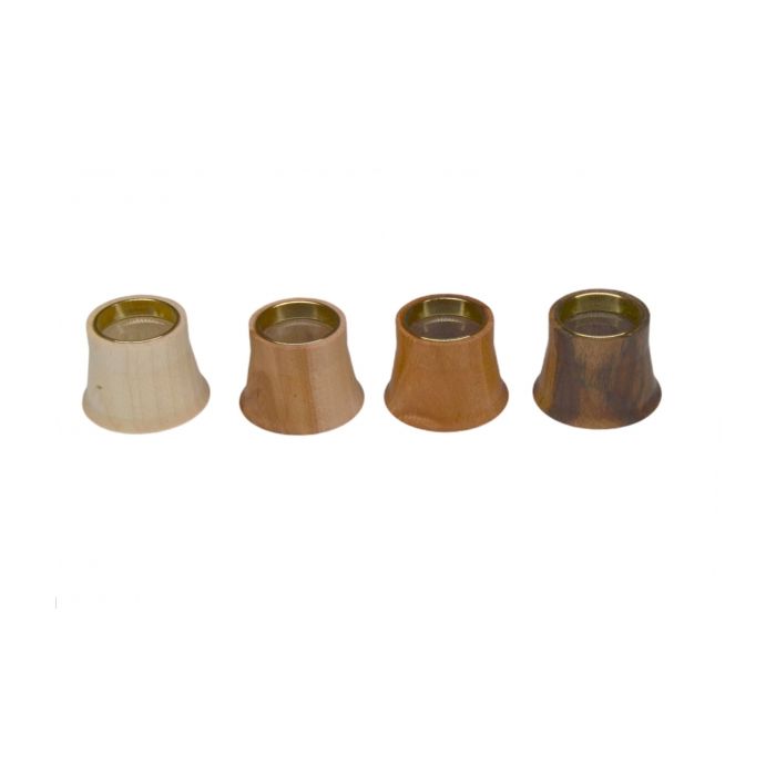 Uhrmacherlupe Holzgehäuse, 4x