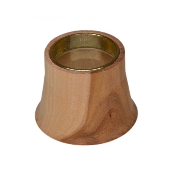 Uhrmacherlupe Holzgehäuse, 4x