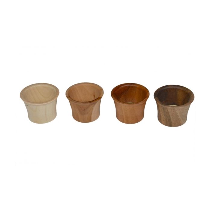 Uhrmacherlupe Holzgehäuse, 4x